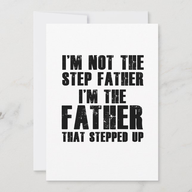 Carte Le meilleur pas Père pas papa (Devant)