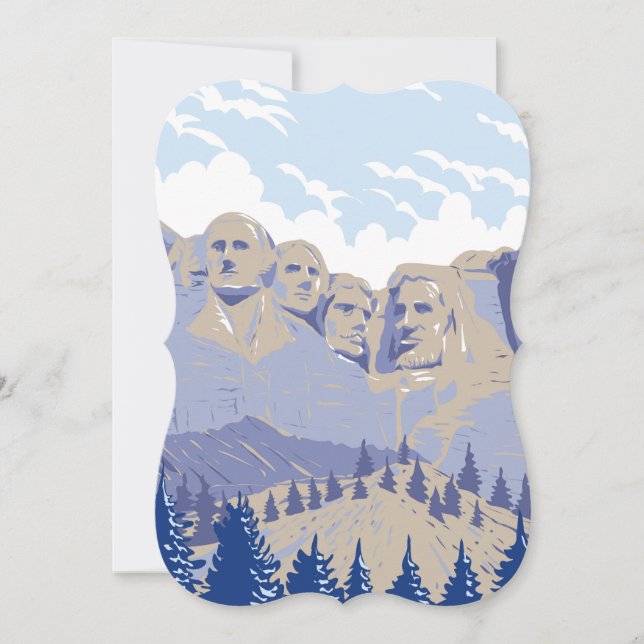 Carte Le Mémorial national du Mont Rushmore (Devant)