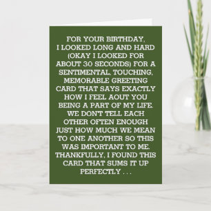 Carte Le message ultime d'anniversaire de la maladie men