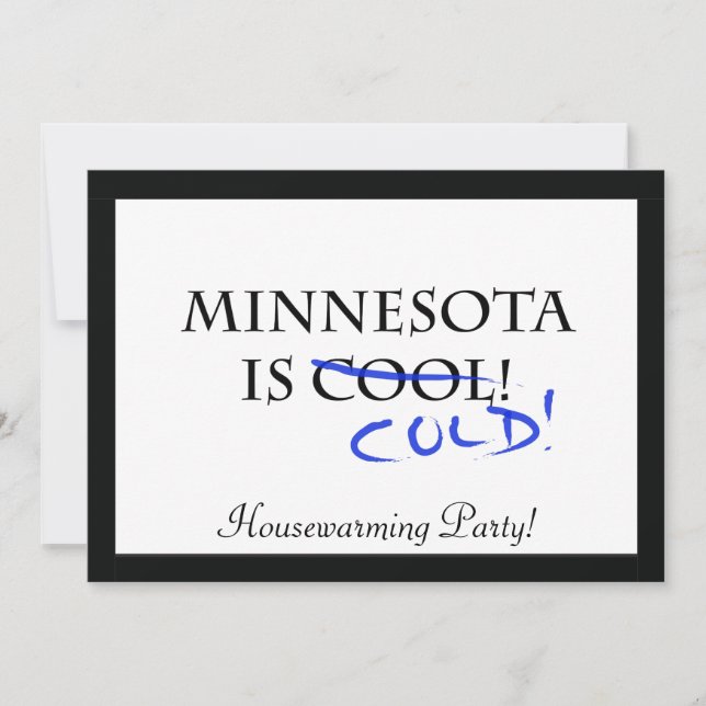 Carte Le Minnesota est Cool (Devant)