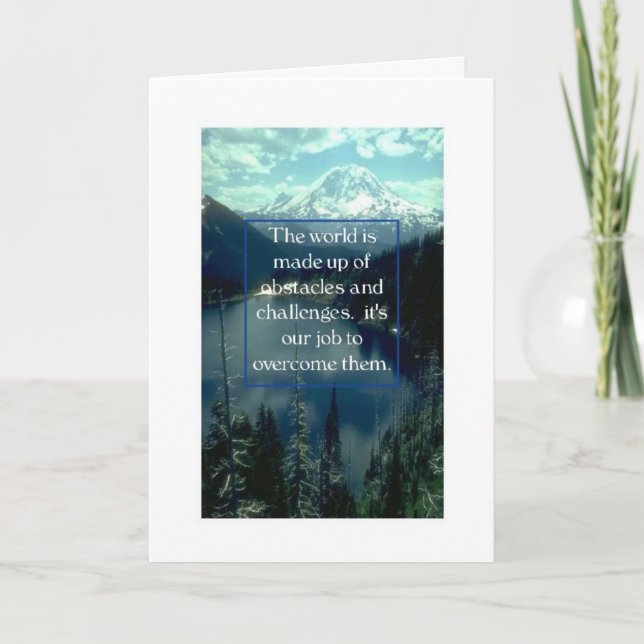 Carte Le monde d'Encouragement-Le se compose des (Devant)