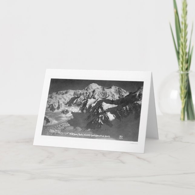 Carte Le mont McKinley Alaska 1910 (Devant)