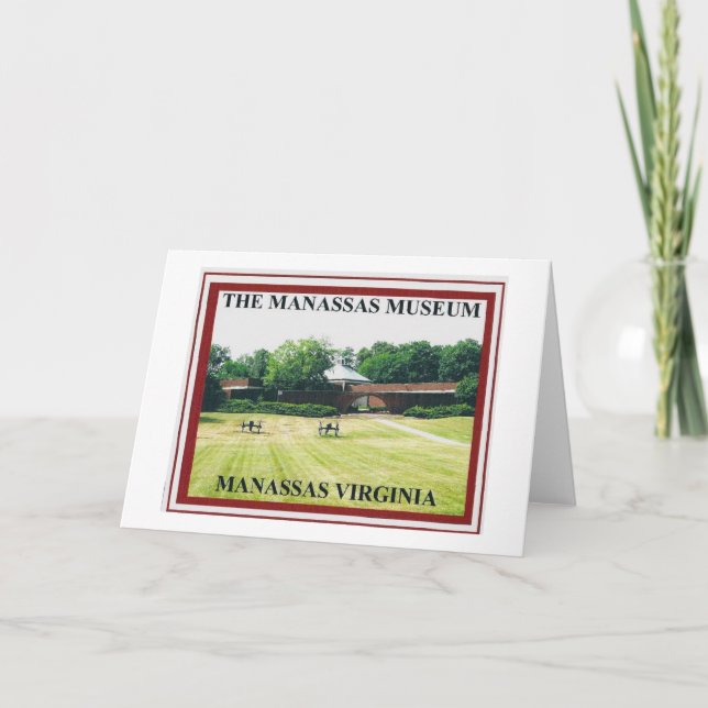 CARTE LE MUSÉE DE MANASSAS (Devant)