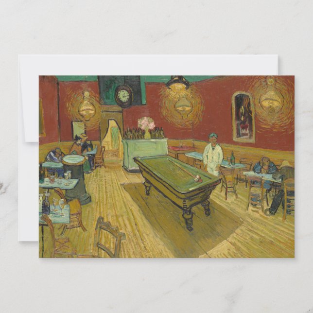 Carte Le Night Cafe | Vincent van Gogh (Devant)