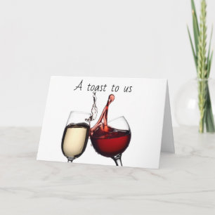 CARTE LE **NOTRE 1ER ANNIVERSAIRE** NOUS TOASSE