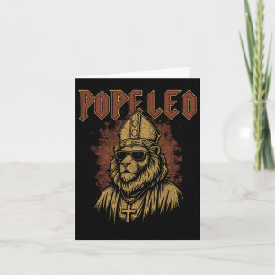 Carte Le nouveau pape américain Léon Xiv