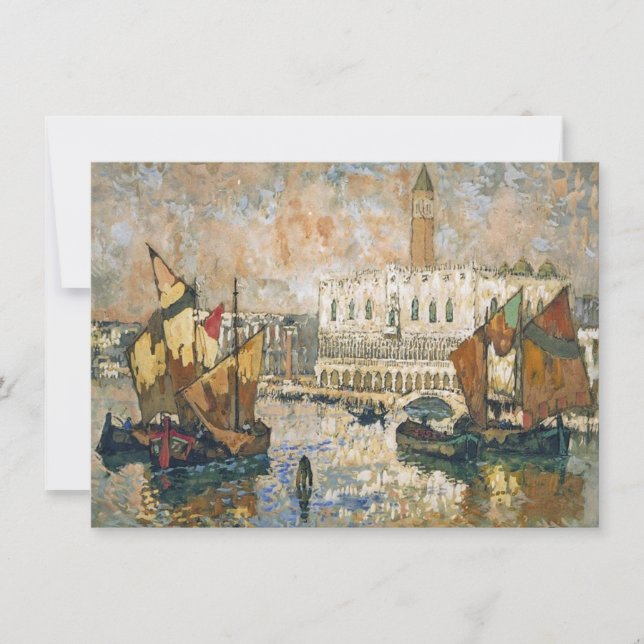 Carte Le Palais des Doges (Palazzo Ducale) (Venise, Ital (Devant)