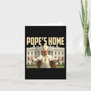 Carte Le Pape Trump à la maison Trump Le Pape Donald Tru