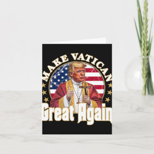 Carte Le Pape Trump Drôle Le Président Trump Veut Être L