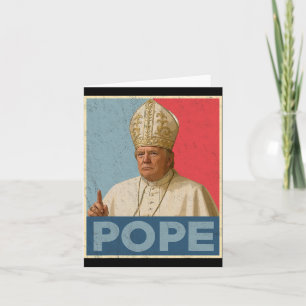 Carte Le Pape Trump Drôle Le Président Trump Veut Être L