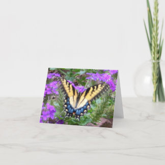 Carte Le papillon honore mon jardin