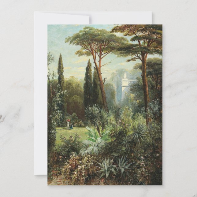 Carte Le parc romantique du château | Franz Xaver Birkin (Devant)