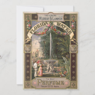 Carte Le parfum d'eau Murray & Lanman Florida authentiqu