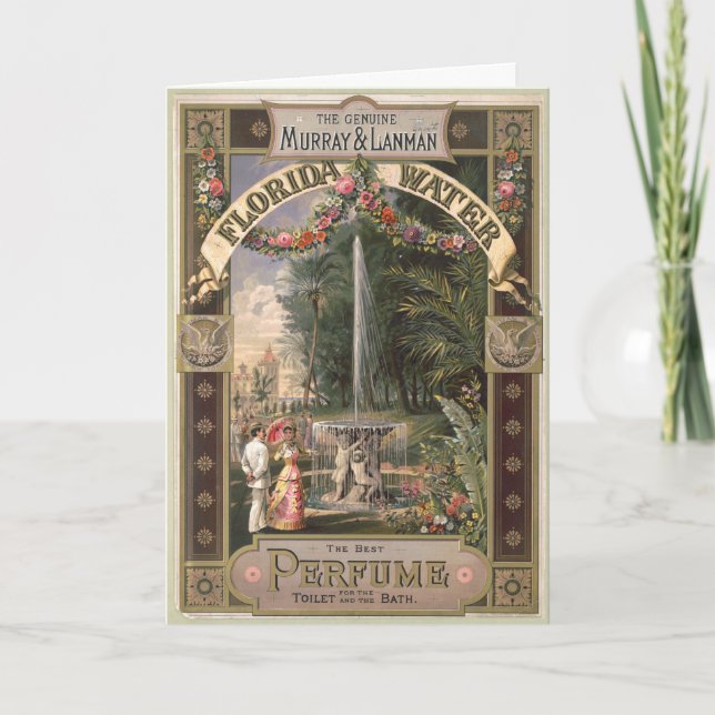 Carte Le parfum d'eau Murray & Lanman Florida authentiqu (Devant)