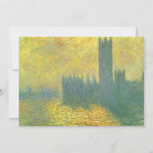 Carte Le Parlement, ciel orageux de Claude Monet