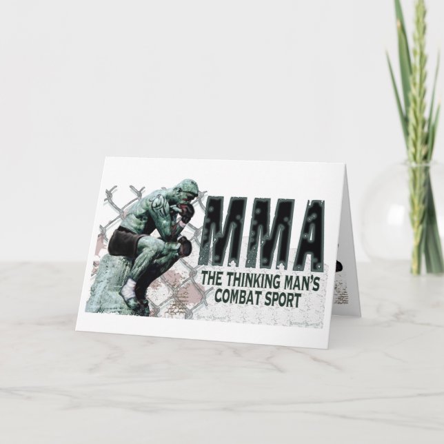 Carte Le penseur de MIXED MARTIAL ART (Devant)