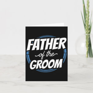 Carte Le Père De La Groom Dit Mariage Du Bachelor Party
