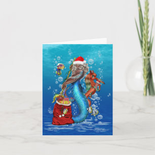 Carte Le Père Noël de Mermaid