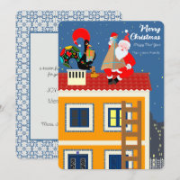 Le Père Noël rencontre le Coq portugais