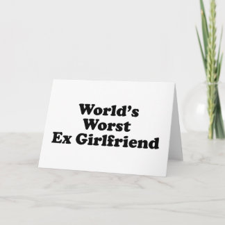 Carte Le pire ex-amie du monde