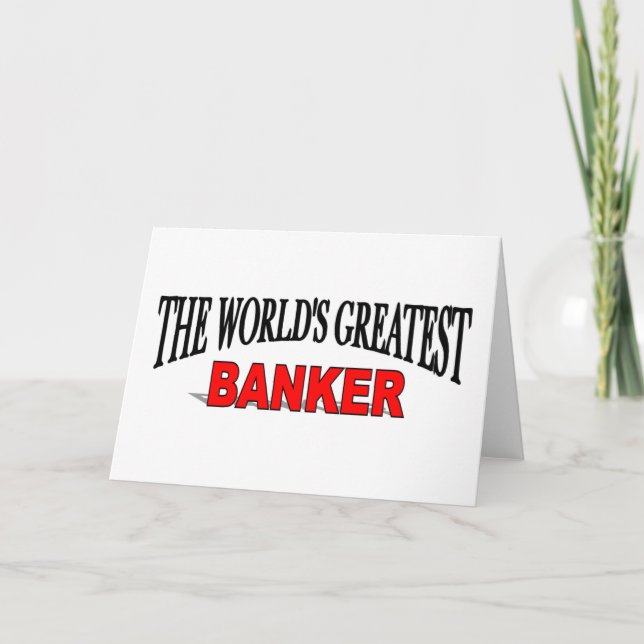 Carte Le plus grand banquier du monde (Devant)