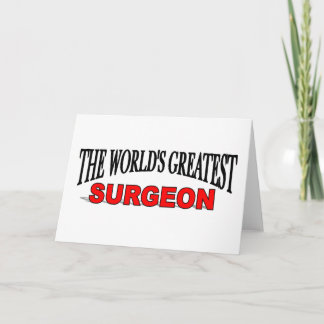 Carte Le plus grand chirurgien du monde