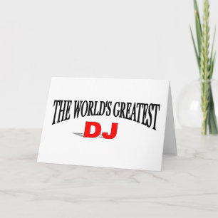 Carte Le plus grand DJ du monde