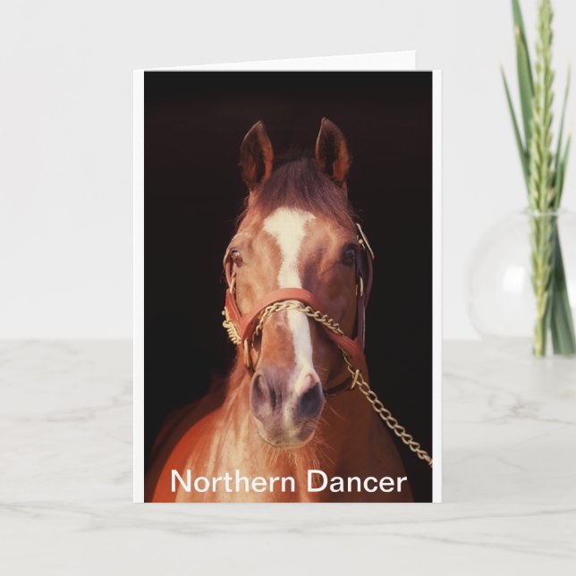 Carte Le plus grand étalon du monde du nord de danseur… (Devant)