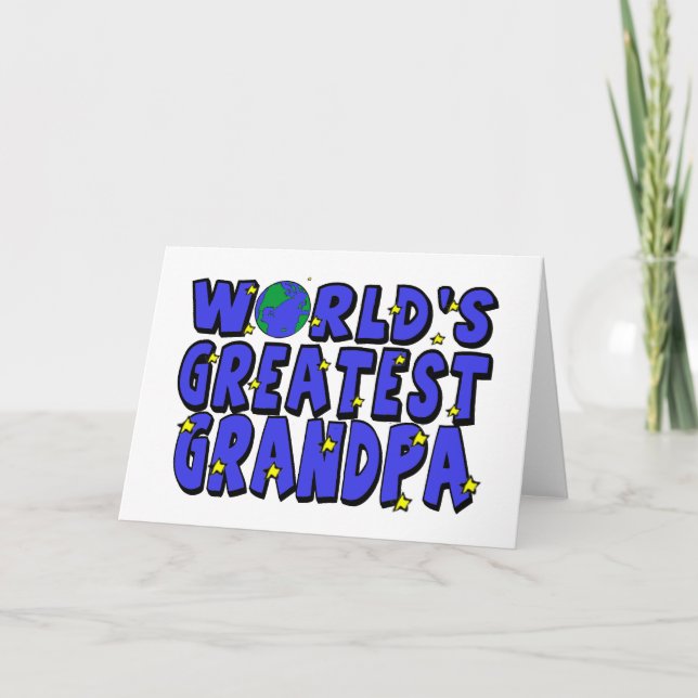Carte Le plus grand grand-papa du monde (Devant)
