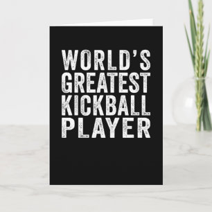 Carte Le plus grand joueur de kickball du monde