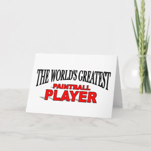 Carte Le plus grand joueur de Paintball du monde