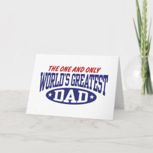 Carte Le plus grand papa du monde