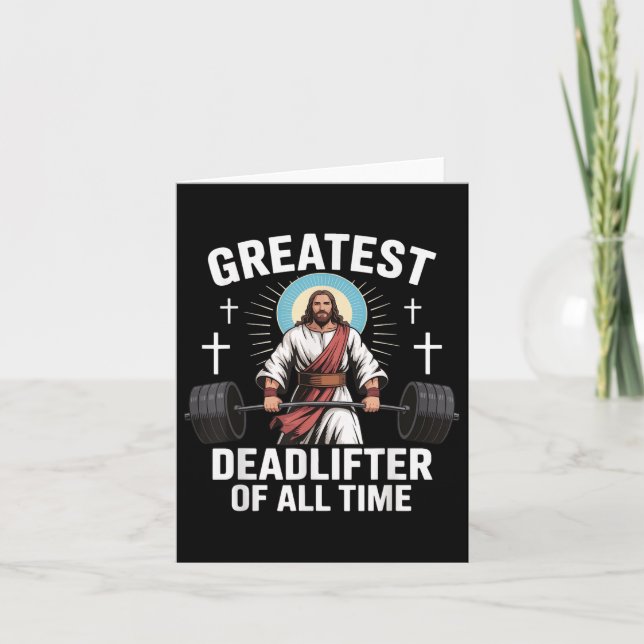 Carte Le plus grand transfuge de tous les temps Jésus (Devant)