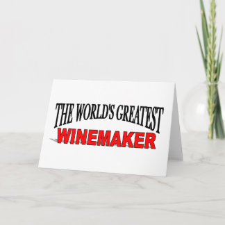 Carte Le plus grand Winemaker du monde