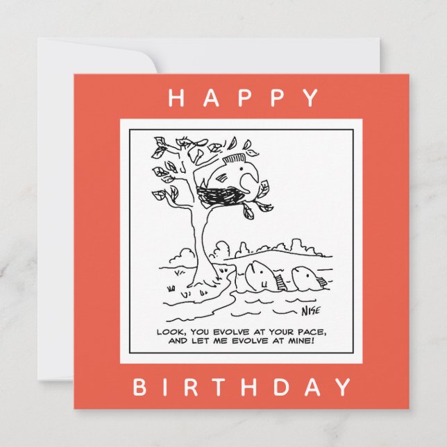 Carte Le poisson est dans un brouillard d'arbre (Devant)