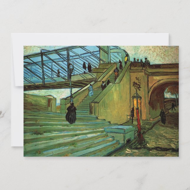 Carte Le pont Trinquetaille par Vincent van Gogh (Devant)