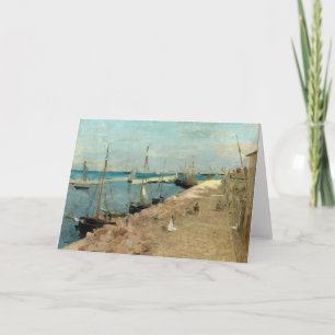 Carte Le port de Cherbourg   Berthe Morisot