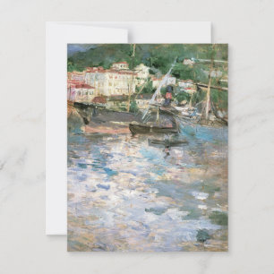 Carte Le Port, Nice par Berthe Morisot, Art Vintage