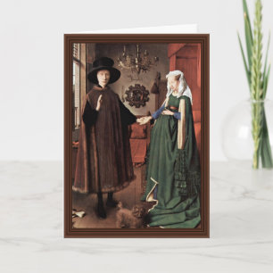 Carte Le portrait d'Arnolfini le mariage d'Arnolfini par