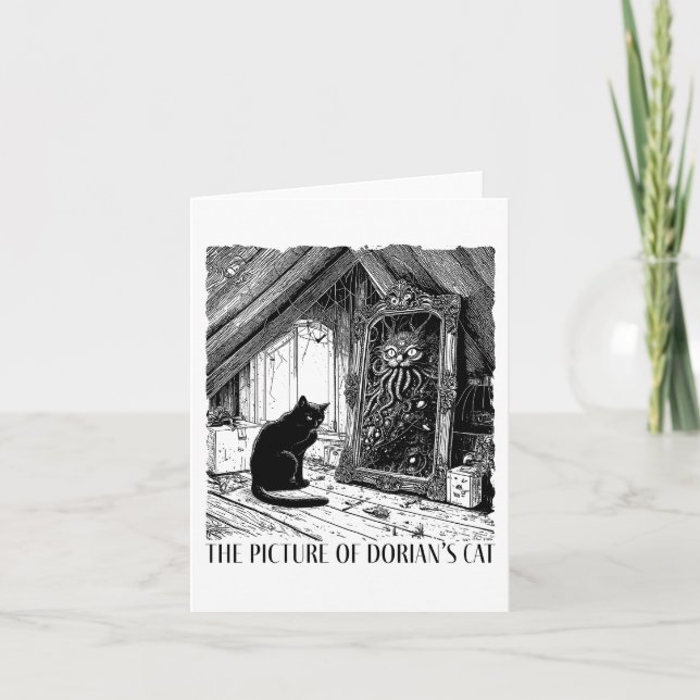 Carte Le Portrait du Chat de Dorian (Devant)