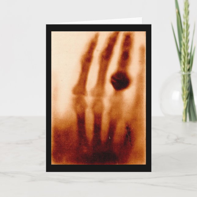 Carte Le premier X-Ray, 1901, photo (Devant)