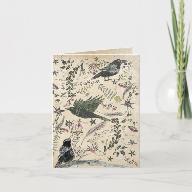 Carte Le Présage du corbeau (Devant)