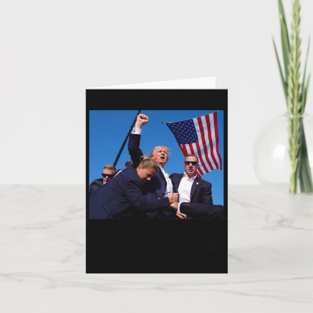 Carte Le président Trump béni (Devant)