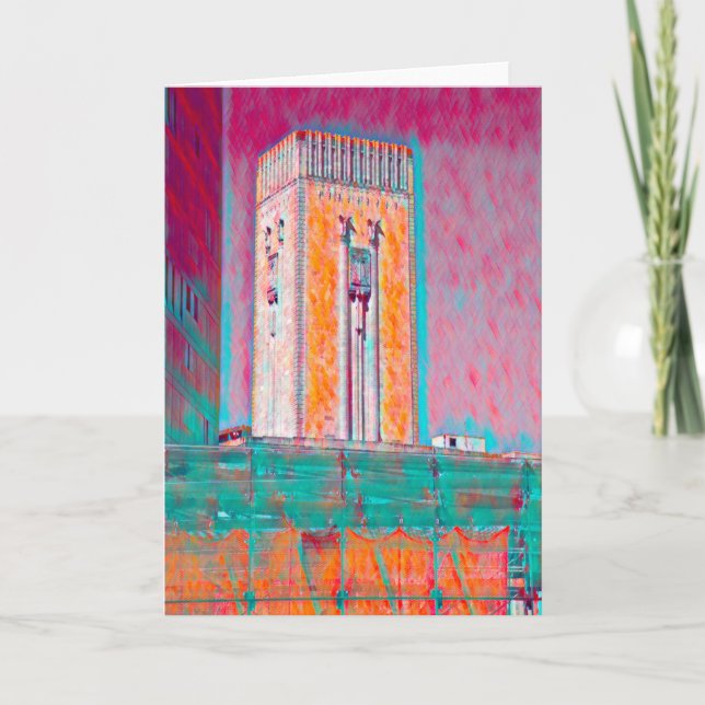 Carte Le puits de ventilation du tunnel de la Reine (Devant)