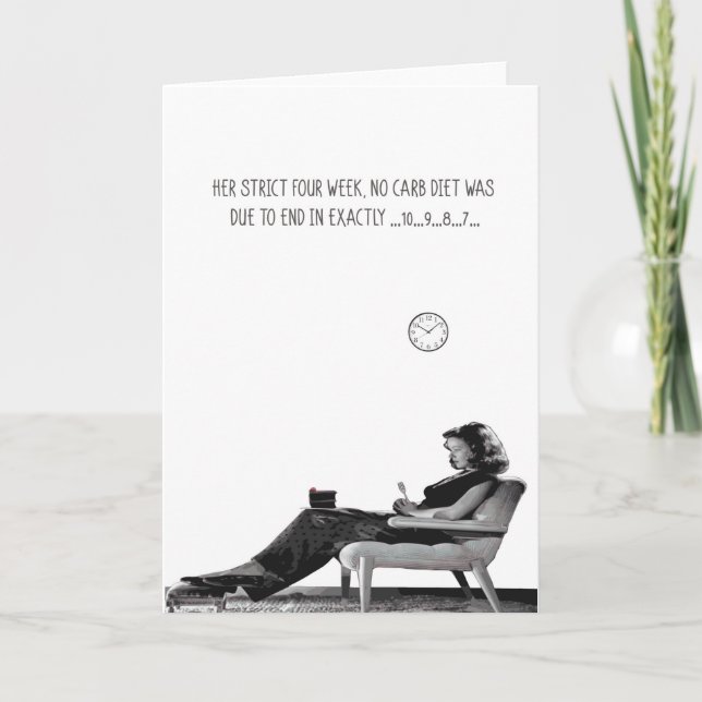 Carte Le régime sans carb (Devant)