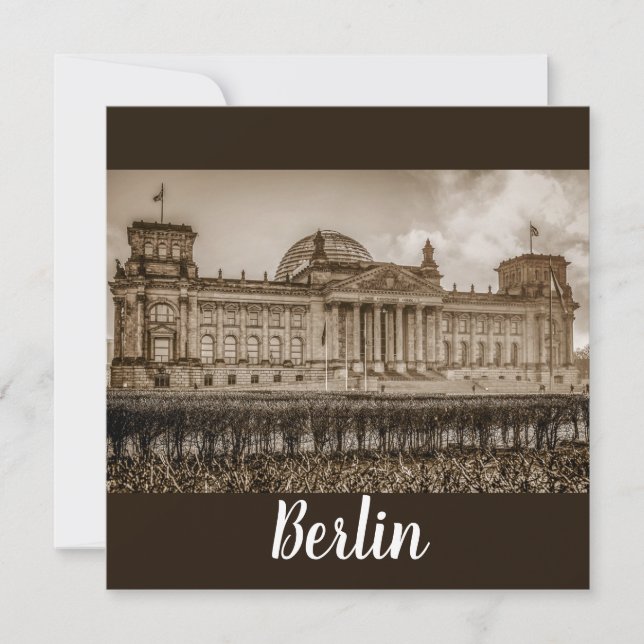 Carte Le Reichstag Berlin (Devant)