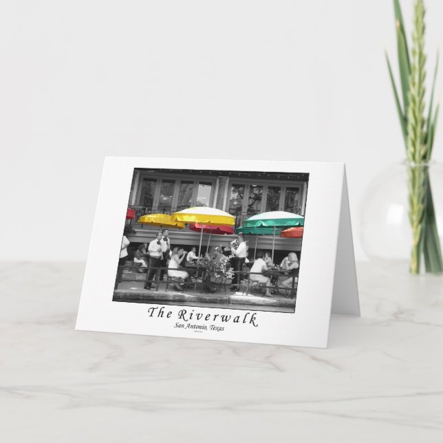 Carte Le Riverwalk à San Antonio, Texas (Devant)