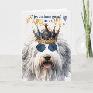 Carte Le Roi des chiens de mouton anglais pour une journ
