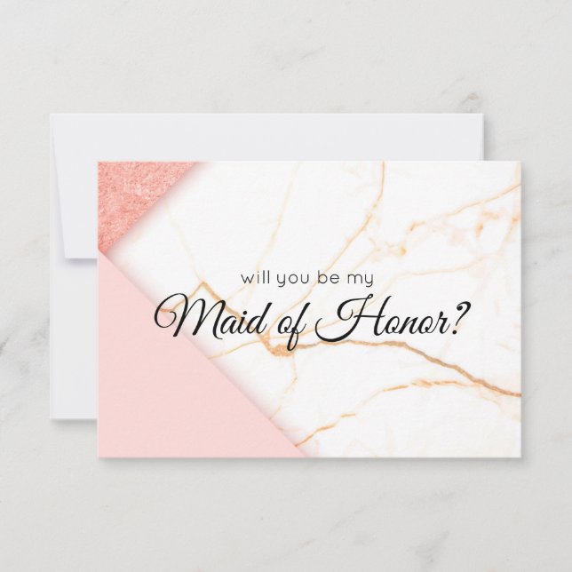 Carte Le rose et l'or modernes vous serez ma servante d' (Devant)