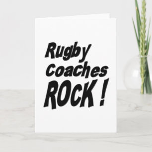 Carte Le rugby donne des leçons particulières à la roche